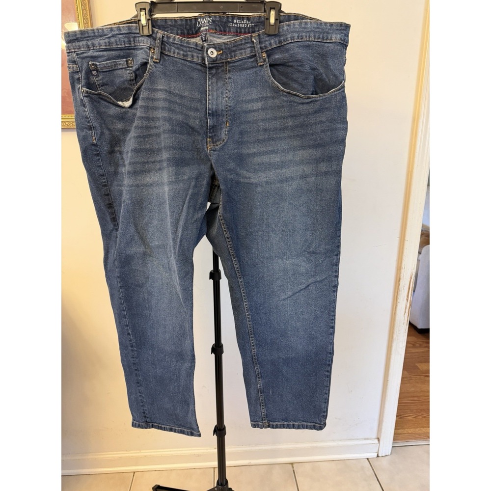 Chaps Straight Fit Men's Blue Jeans Size 48 Inseam 30 Used